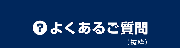 ”よくあるご質問（抜粋）”